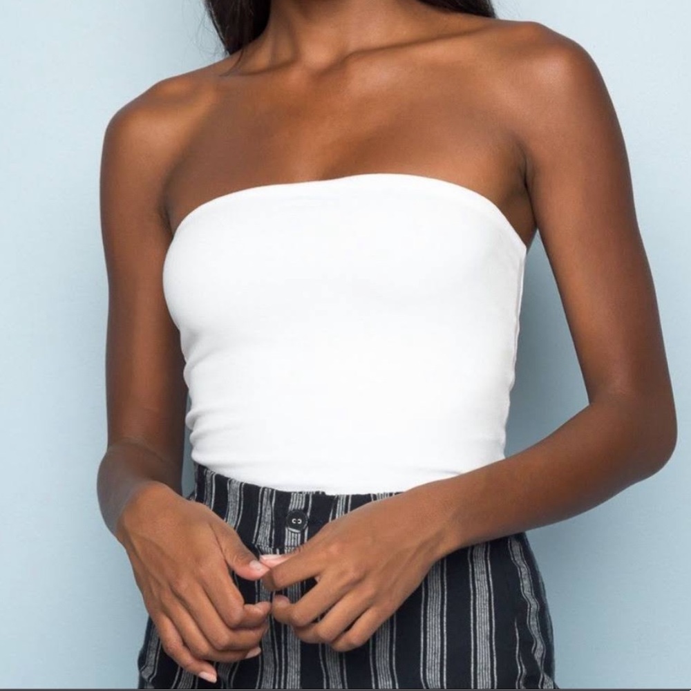 Brandy Melville White Tube Top